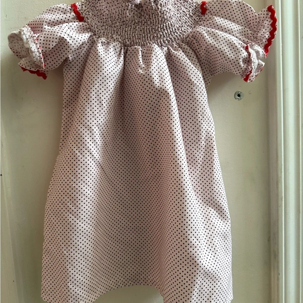 Smocked Santa Dress